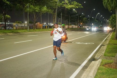 Race photo from PIK NITE RUN VIBES