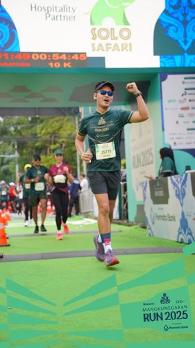 Race photo from Mangkunegaran Run 2025