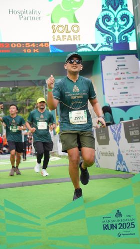 Race photo from Mangkunegaran Run 2025