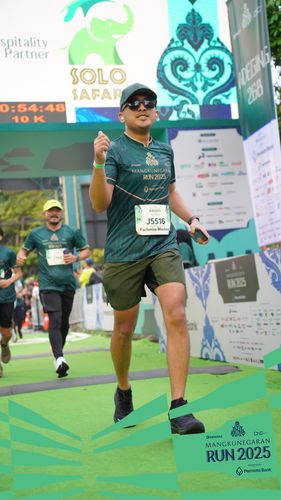 Race photo from Mangkunegaran Run 2025