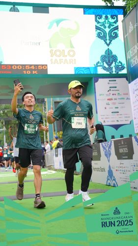Race photo from Mangkunegaran Run 2025