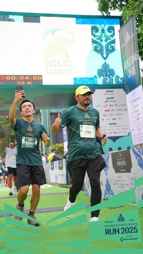 Race photo from Mangkunegaran Run 2025