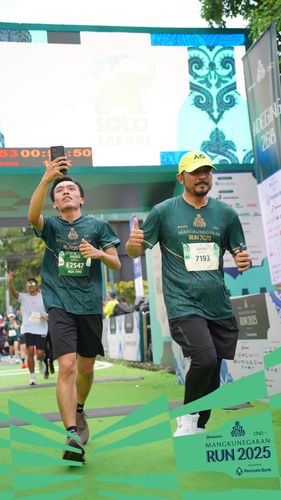 Race photo from Mangkunegaran Run 2025