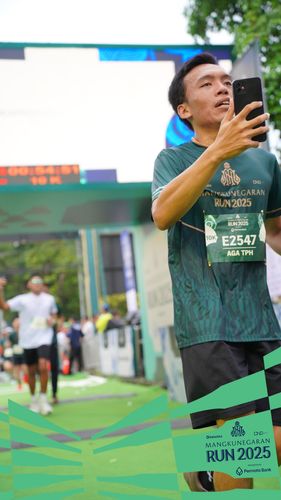 Race photo from Mangkunegaran Run 2025