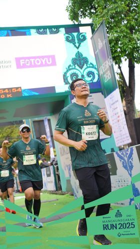 Race photo from Mangkunegaran Run 2025