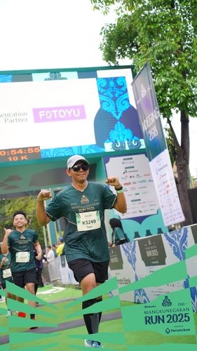 Race photo from Mangkunegaran Run 2025