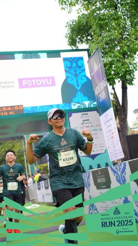 Race photo from Mangkunegaran Run 2025