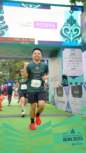 Race photo from Mangkunegaran Run 2025