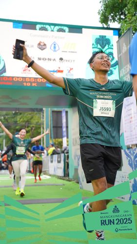 Race photo from Mangkunegaran Run 2025