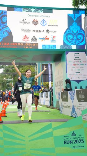 Race photo from Mangkunegaran Run 2025