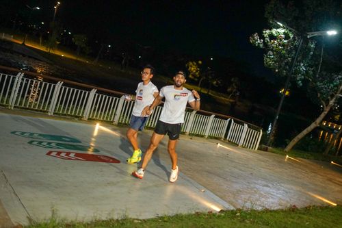 Race photo from PIK NITE RUN VIBES
