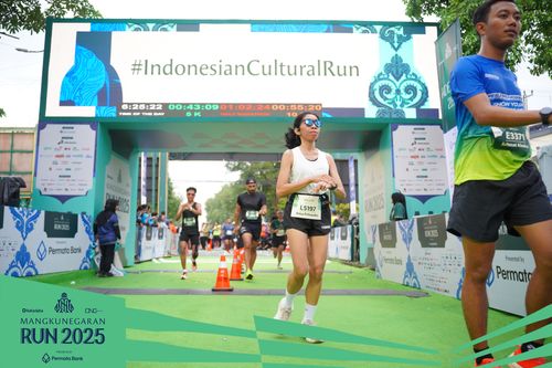 Race photo from Mangkunegaran Run 2025