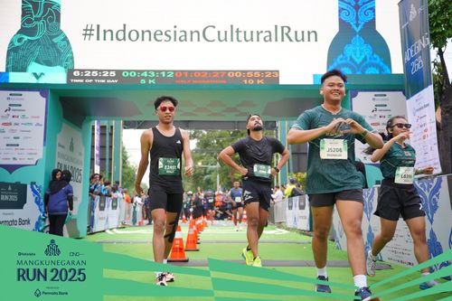 Race photo from Mangkunegaran Run 2025
