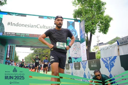 Race photo from Mangkunegaran Run 2025