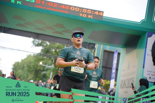 Race photo from Mangkunegaran Run 2025