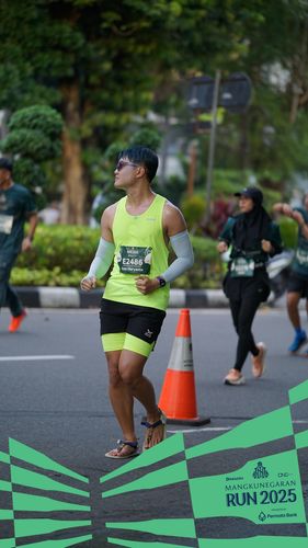 Race photo from Mangkunegaran Run 2025