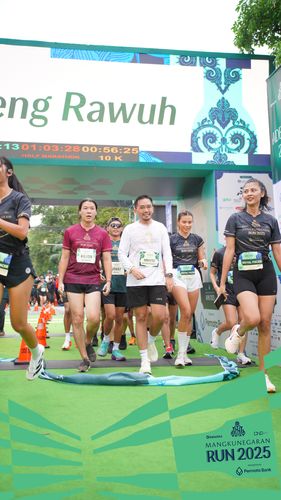 Race photo from Mangkunegaran Run 2025