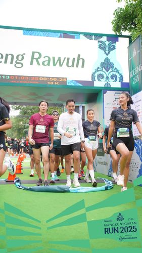Race photo from Mangkunegaran Run 2025
