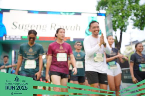 Race photo from Mangkunegaran Run 2025