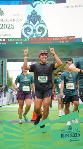 Race photo from Mangkunegaran Run 2025