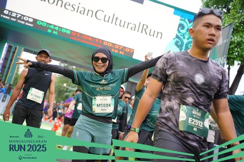 Race photo from Mangkunegaran Run 2025