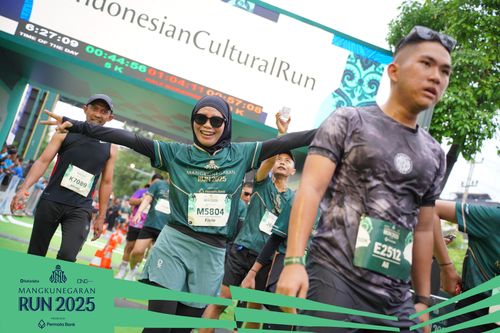 Race photo from Mangkunegaran Run 2025
