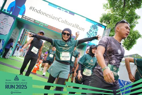 Race photo from Mangkunegaran Run 2025