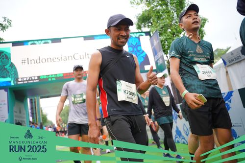 Race photo from Mangkunegaran Run 2025