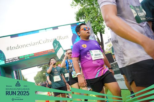 Race photo from Mangkunegaran Run 2025