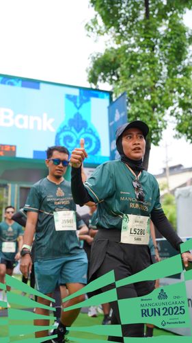 Race photo from Mangkunegaran Run 2025