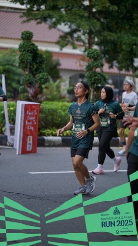 Race photo from Mangkunegaran Run 2025