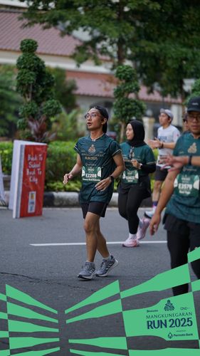 Race photo from Mangkunegaran Run 2025