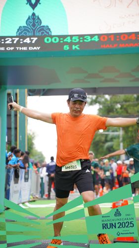 Race photo from Mangkunegaran Run 2025