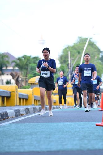 Race photo from KEMLU RUN 2025