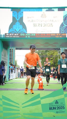 Race photo from Mangkunegaran Run 2025