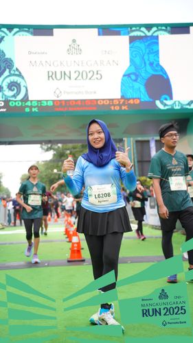 Race photo from Mangkunegaran Run 2025