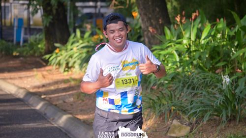 Race photo from Taman Budaya x BOGORUN 2025
