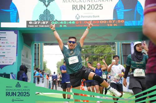 Race photo from Mangkunegaran Run 2025