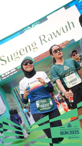 Race photo from Mangkunegaran Run 2025