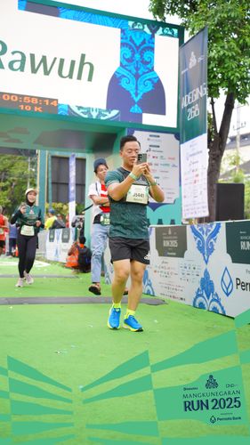 Race photo from Mangkunegaran Run 2025