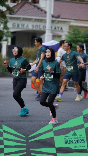 Race photo from Mangkunegaran Run 2025