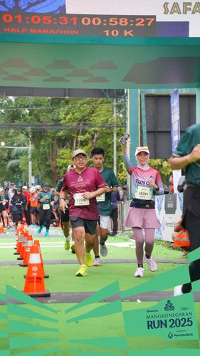 Race photo from Mangkunegaran Run 2025