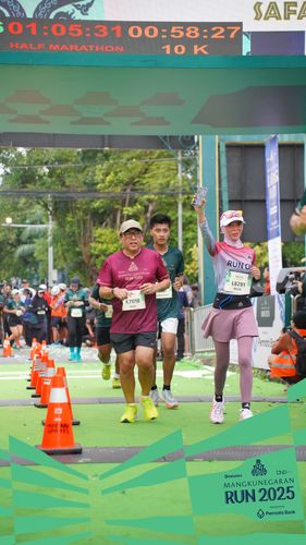 Race photo from Mangkunegaran Run 2025