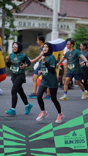 Race photo from Mangkunegaran Run 2025