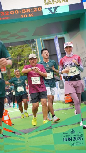 Race photo from Mangkunegaran Run 2025