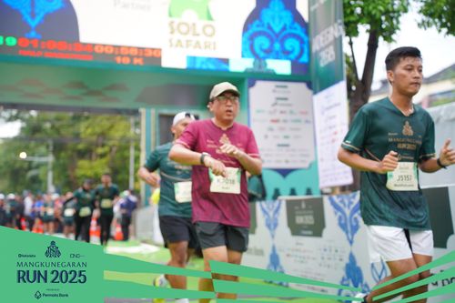 Race photo from Mangkunegaran Run 2025