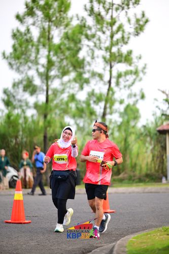 Race photo from CISANGKAN KBP CITY RUN 2025