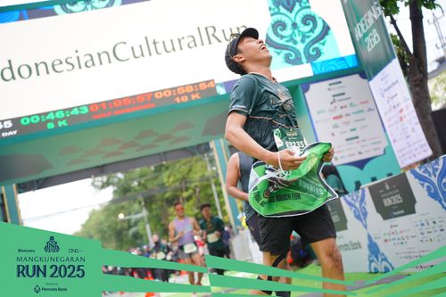 Race photo from Mangkunegaran Run 2025