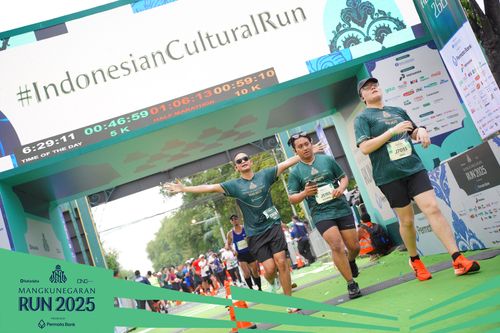 Race photo from Mangkunegaran Run 2025