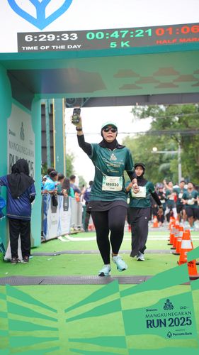 Race photo from Mangkunegaran Run 2025